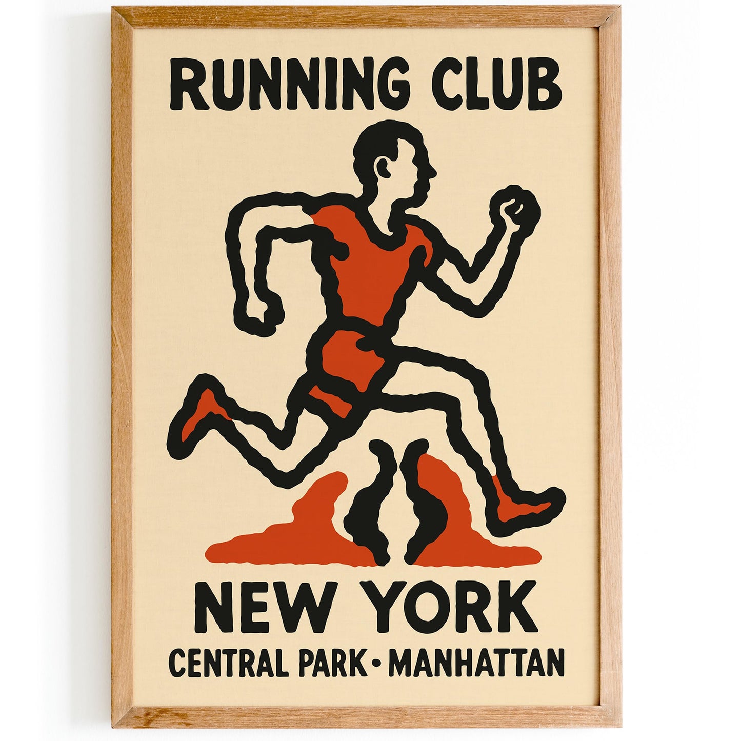 New York Running Club Poster