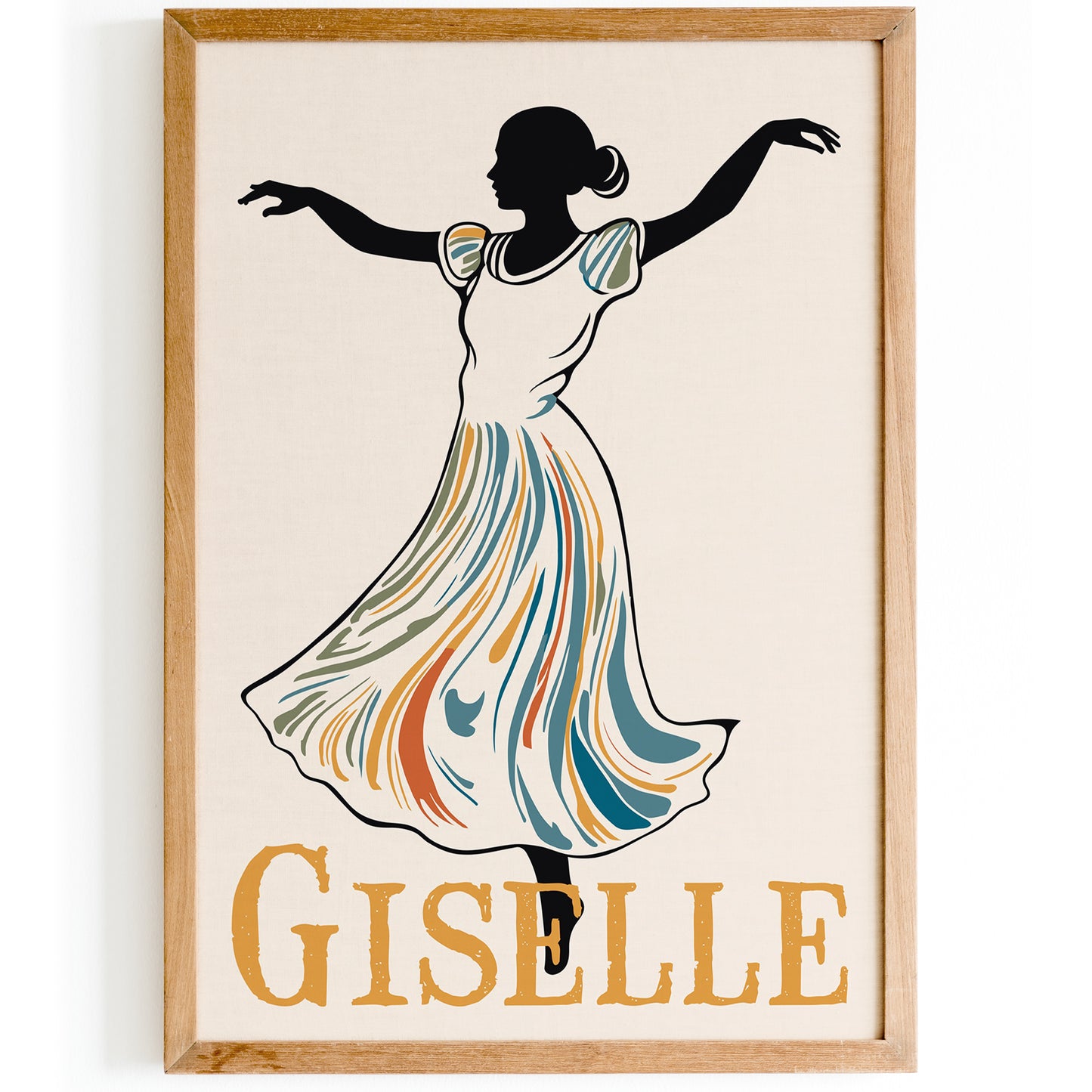 Giselle Ballet Ballerina Poster