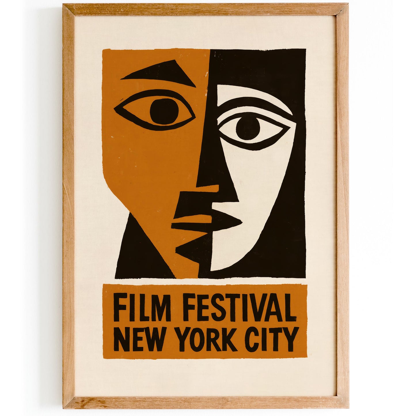 Film Festival New York City Poster - Vintage Style Movie Poster