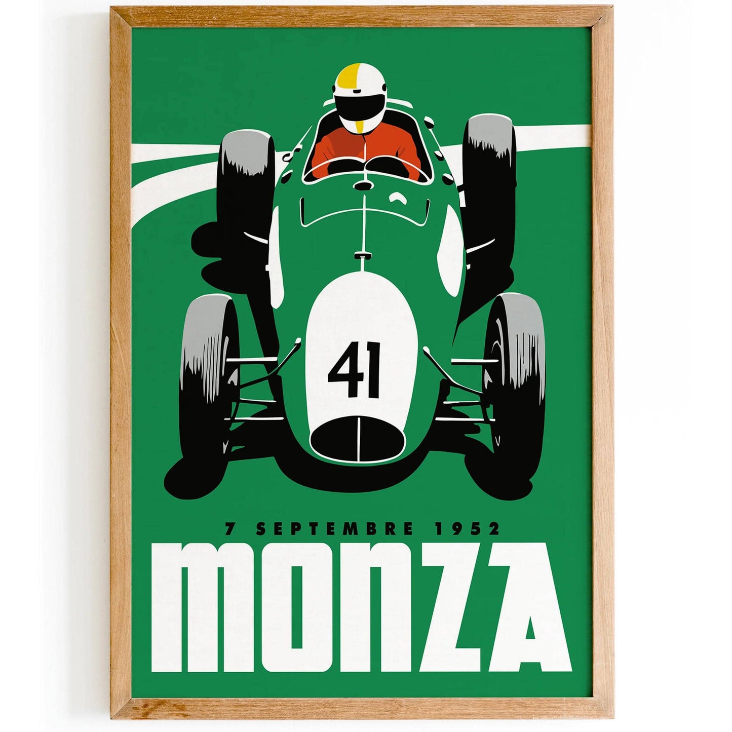 Monza - 1952 Vintage Racing Poster