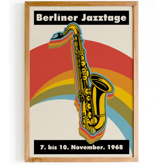 Vintage Berlin Jazz Poster