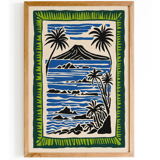 Etna Sicily Landscape Poster