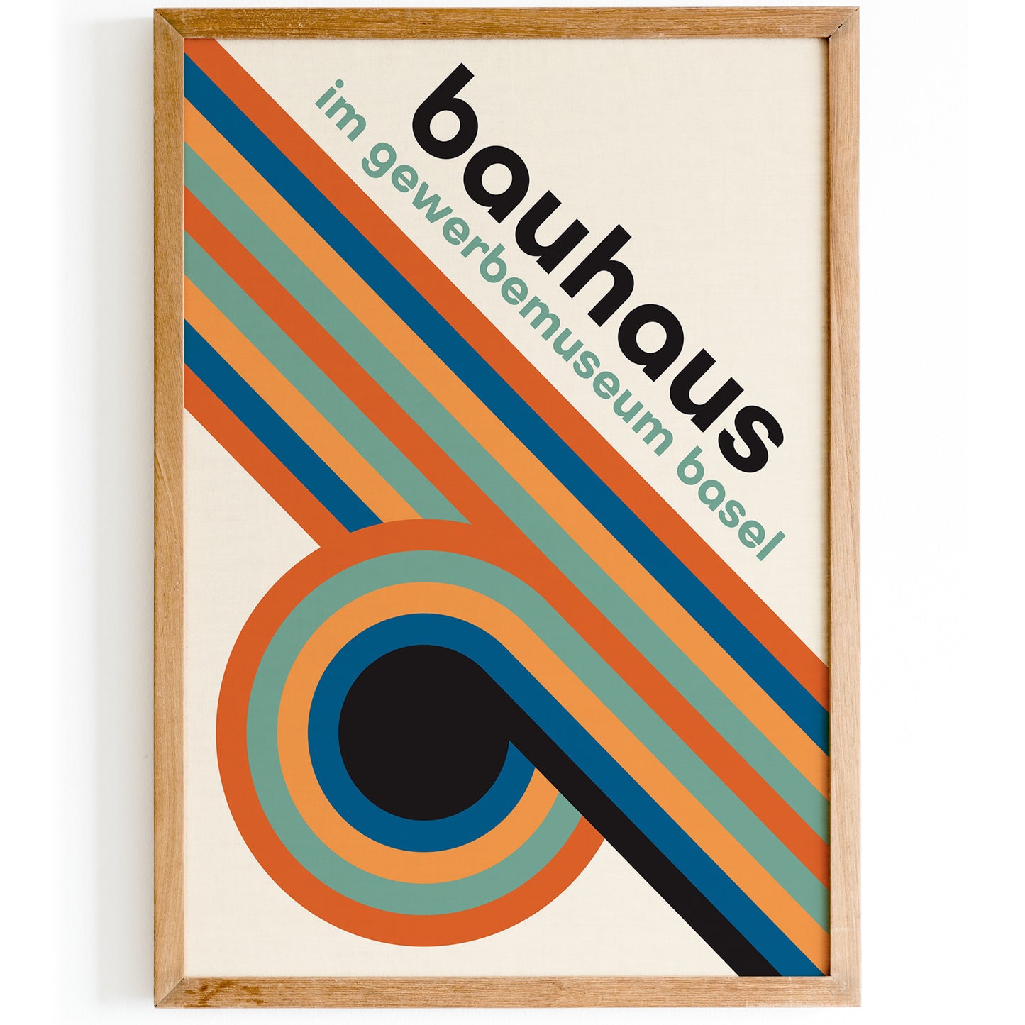 Bauhaus Rainbow Arches Poster