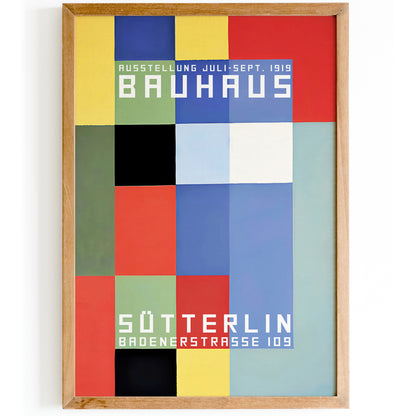 Colorful Retro Bauhaus Poster