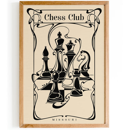 Missouri Chess Club Poster
