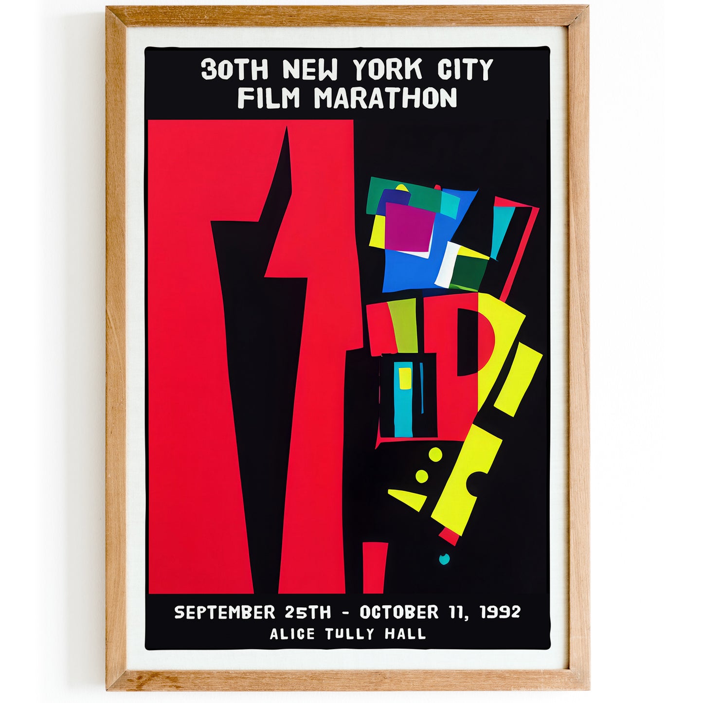 1992 NYC Film Festival Poster Print