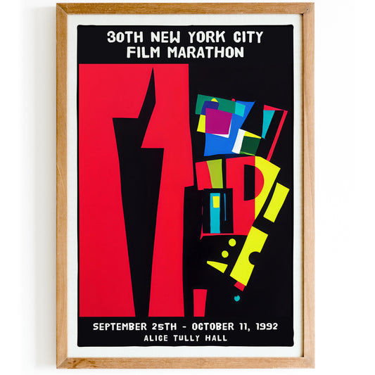 1992 NYC Film Festival Poster Print