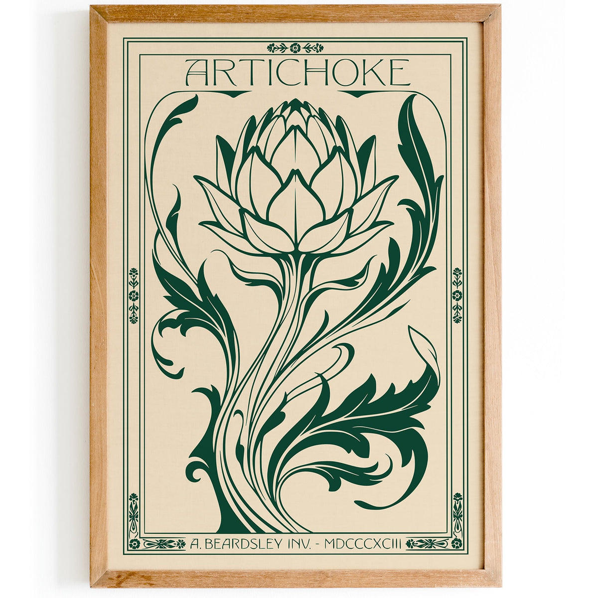 Vintage Artichoke Kitchen Poster