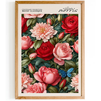 Art Nouveau William Morris Floral Pattern Art Print