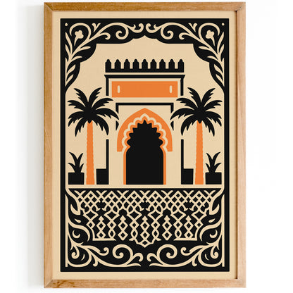 Morocco Architecture Poster