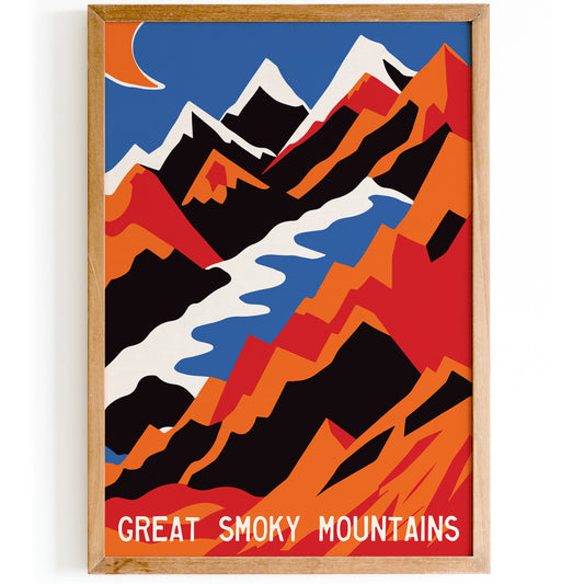 Great Smoky Mountains Travel Poster