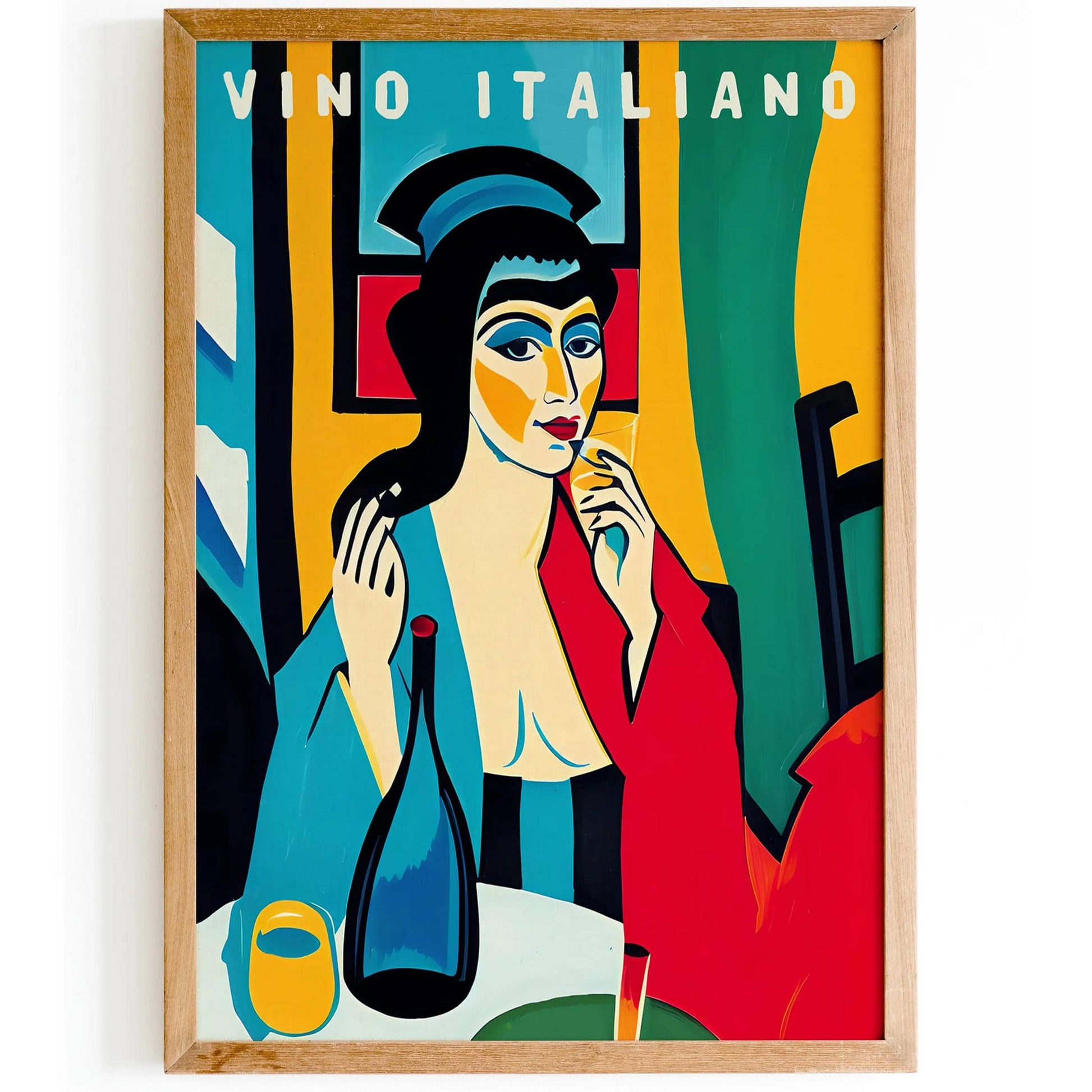 Vino Italiano Vintage Wall Art Print - HypeSheriff