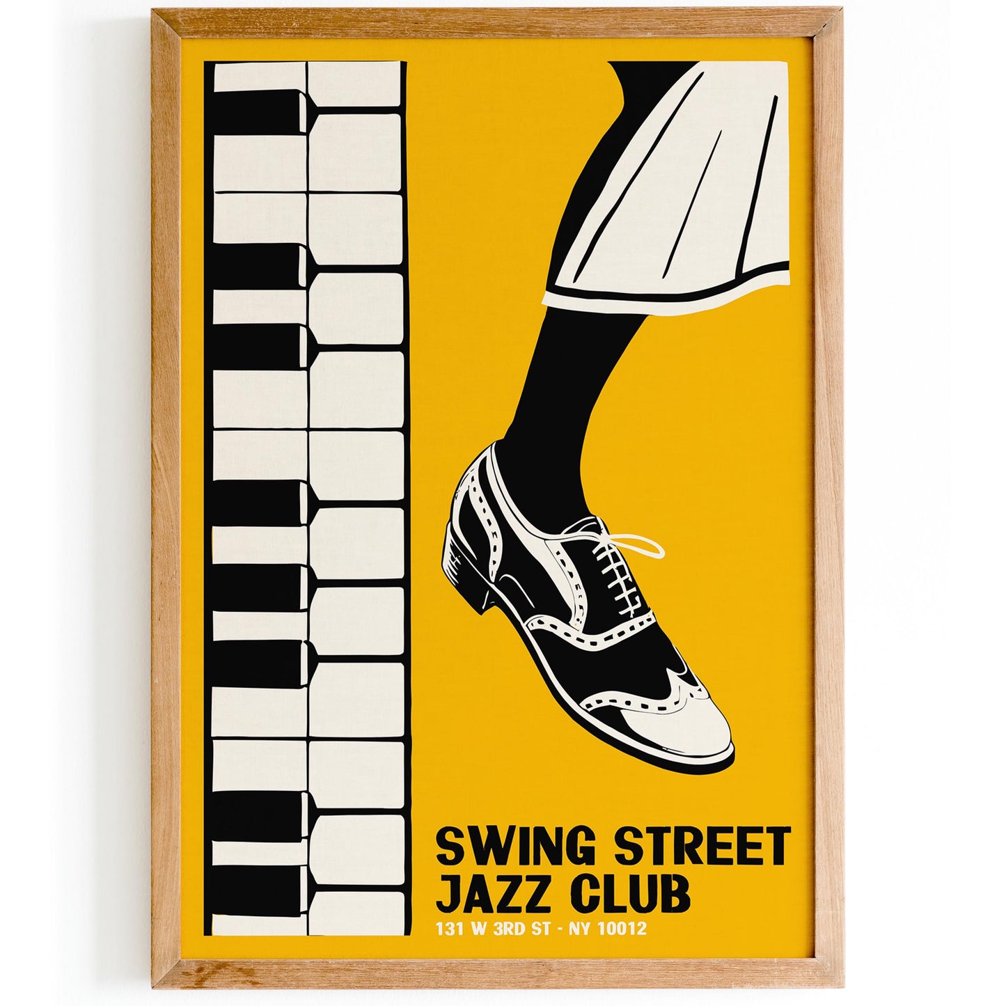 Swing Street Jazz Club Poster