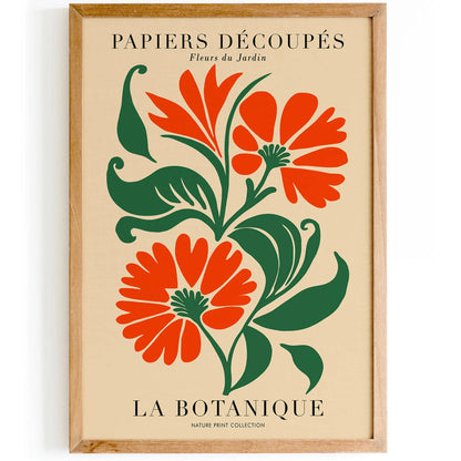 Papiers Decoupes Fleurs du Jardin Botanical Poster
