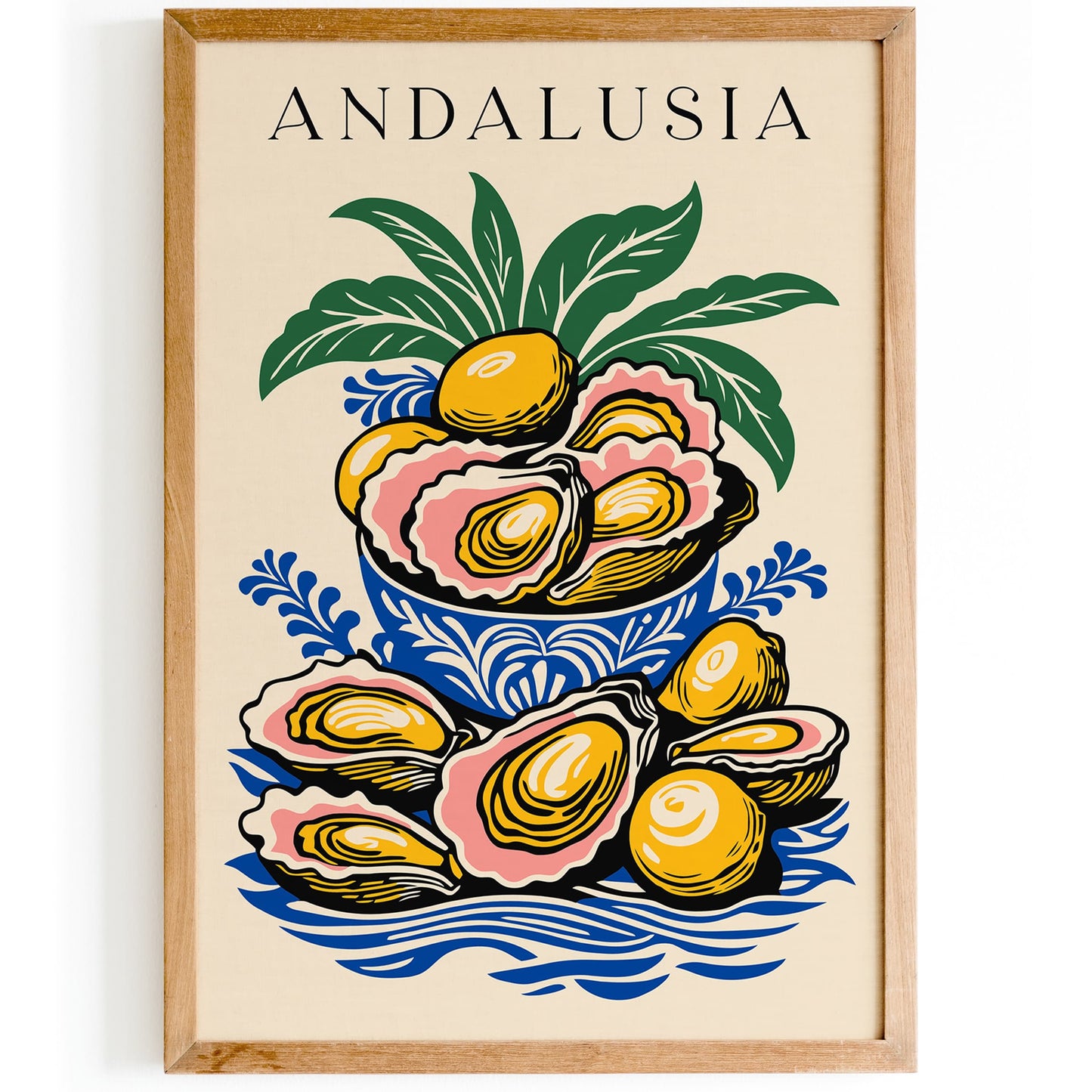 Andalusia Spain Oysters Poster