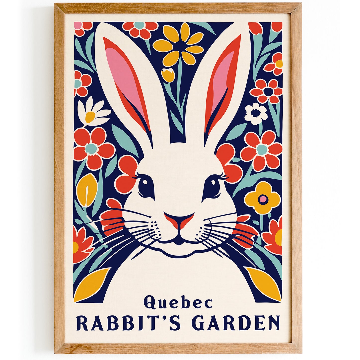 Quebec Rabbit's Garden Art Print