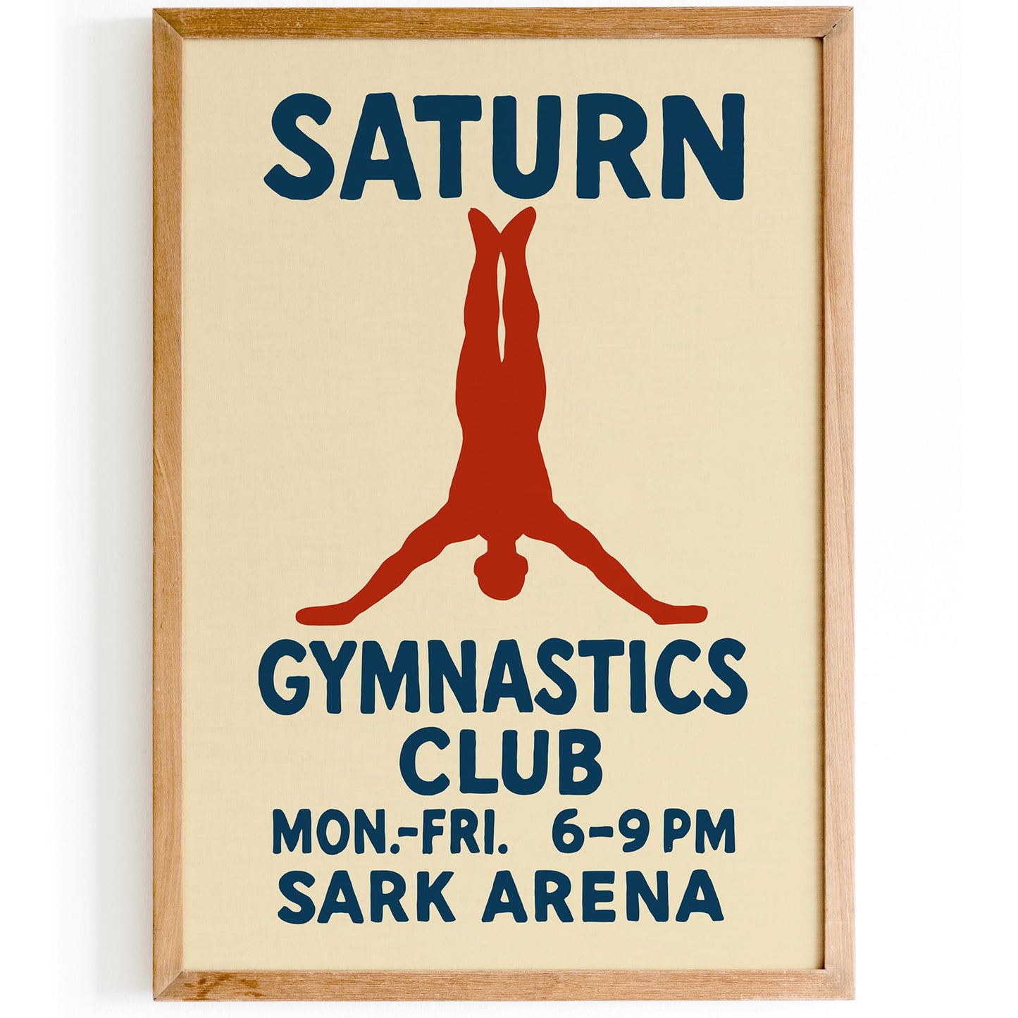 Saturn Gymnastics Club Poster