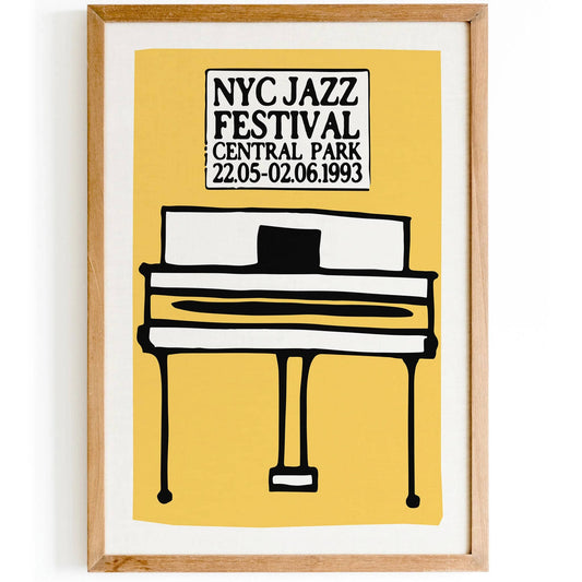 NYC Jazz Festival 1993 Poster - HypeSheriff