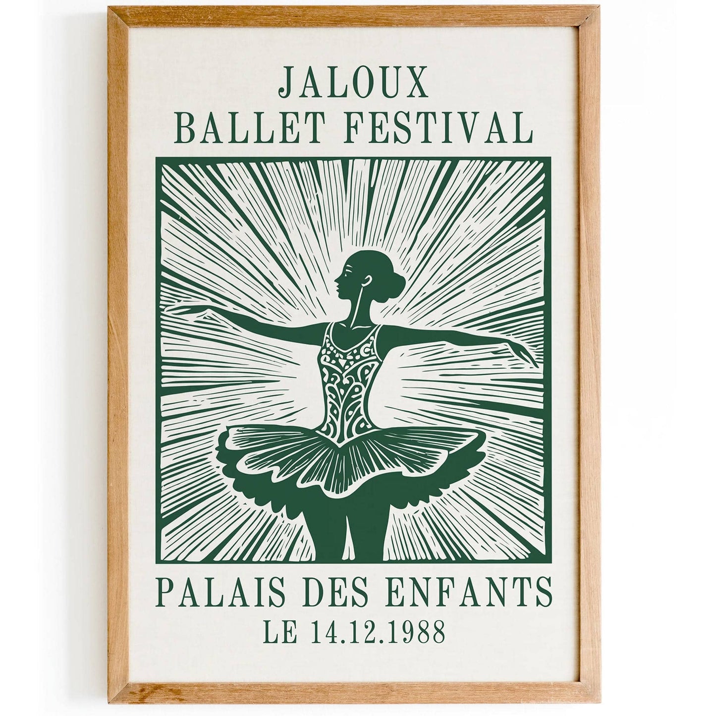 Jaloux Ballet Festival 1988 Art Print