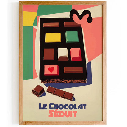 Le Chocolat Séduit Poster Print