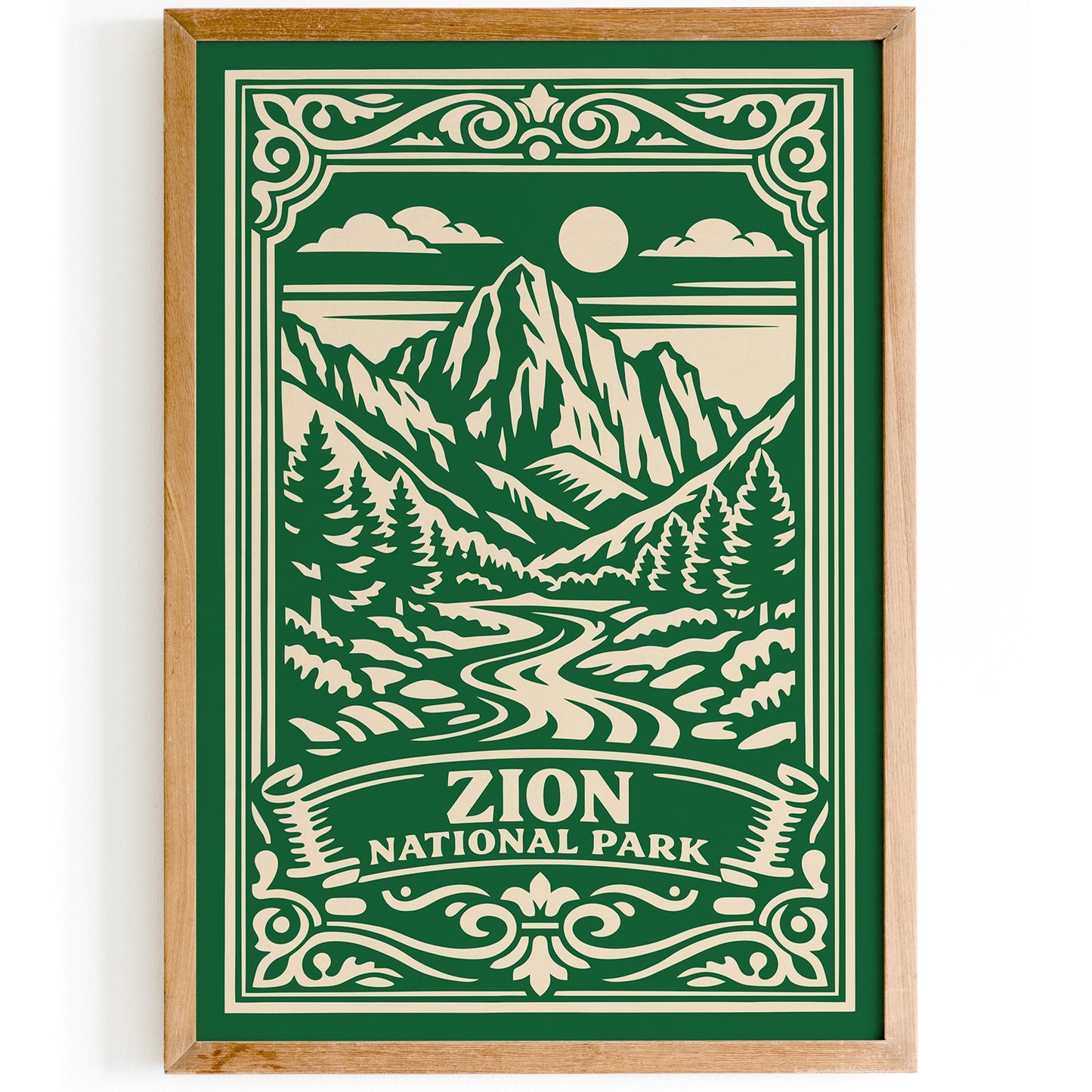 Zion National Park Poster