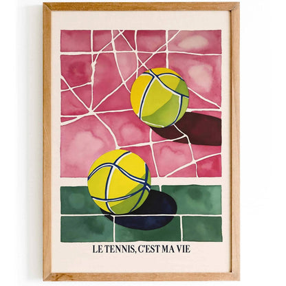 Tennis Is My Life Poster