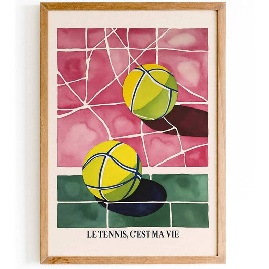 Tennis Is My Life Poster