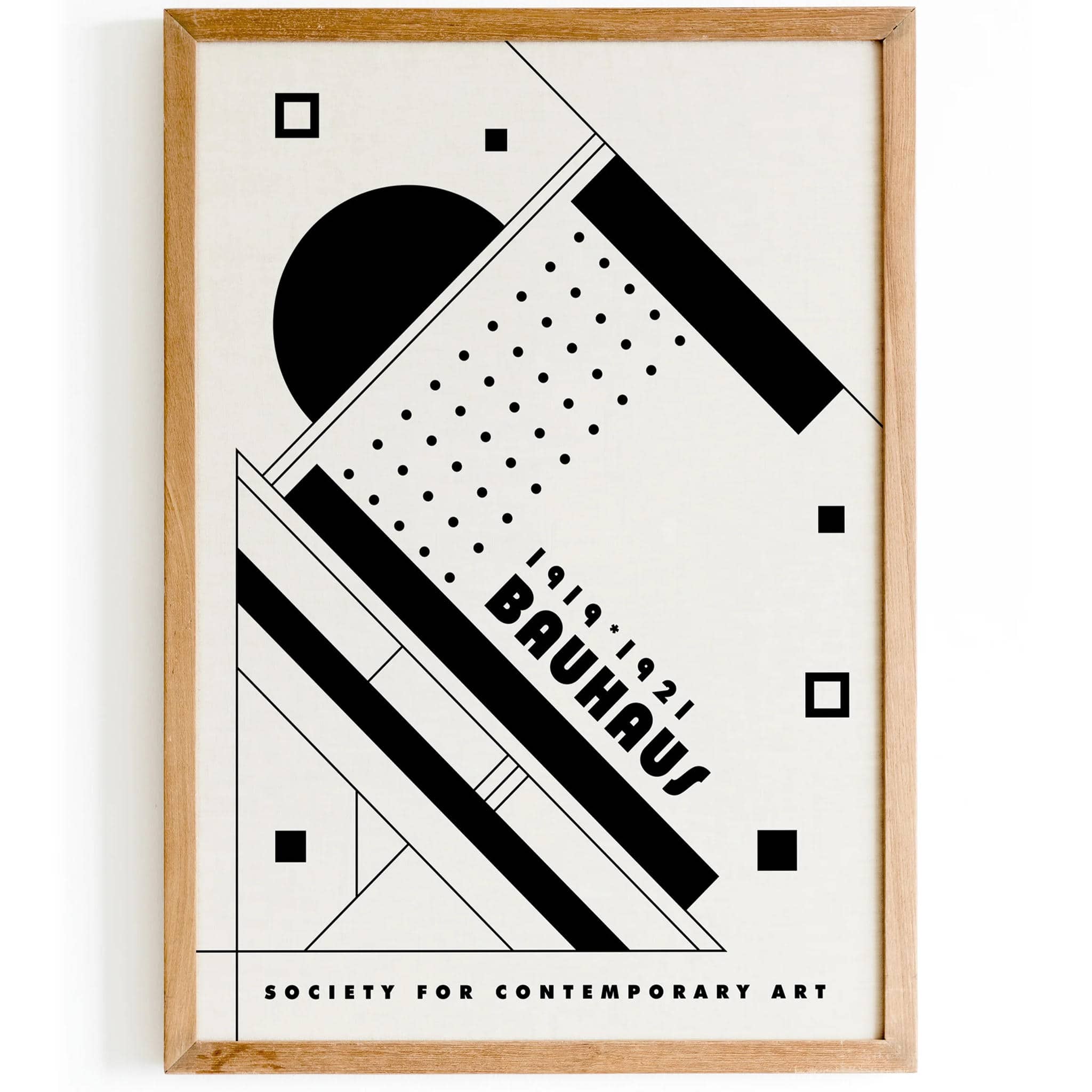 Bauhaus Black and White 1919 1921 Poster – HypeSheriff