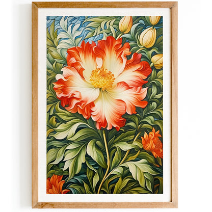 Vibrant Floral Art Poster