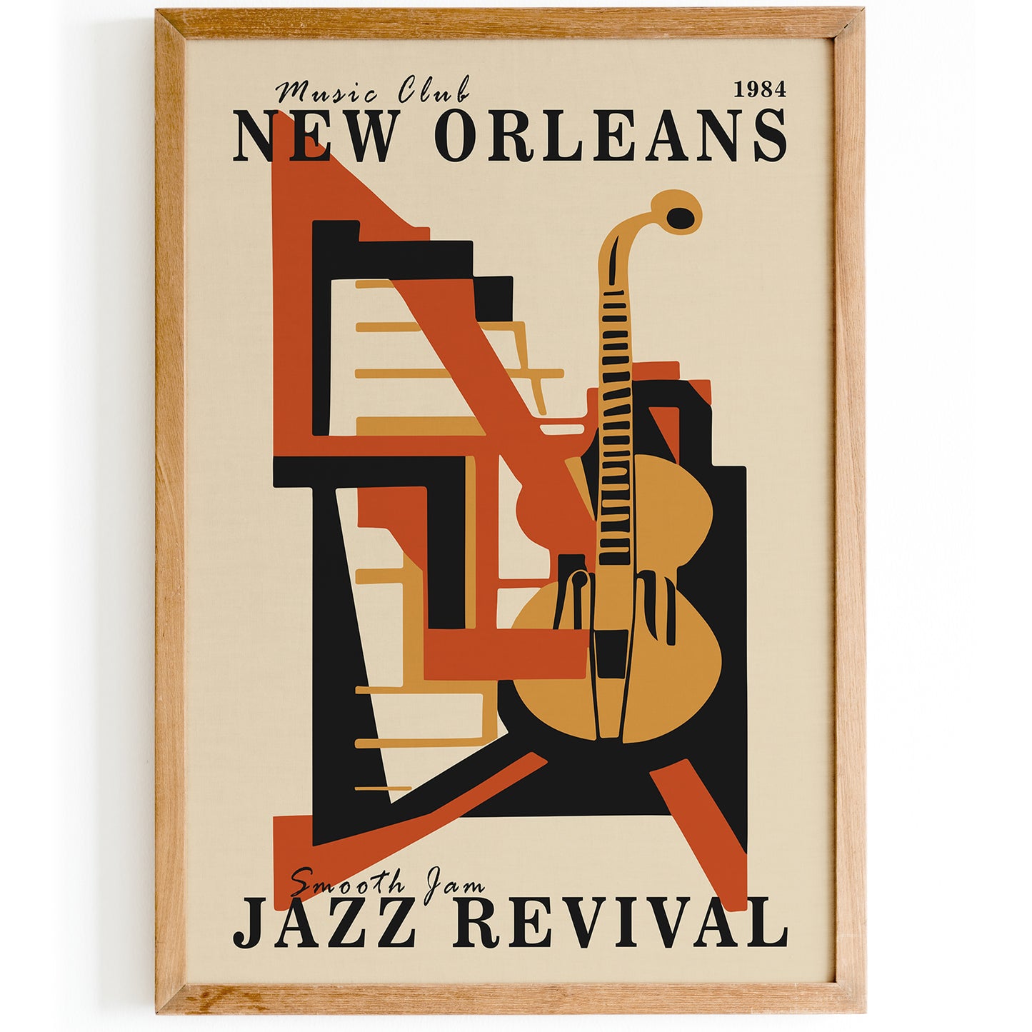 New Orleans Jazz Music Club Poster