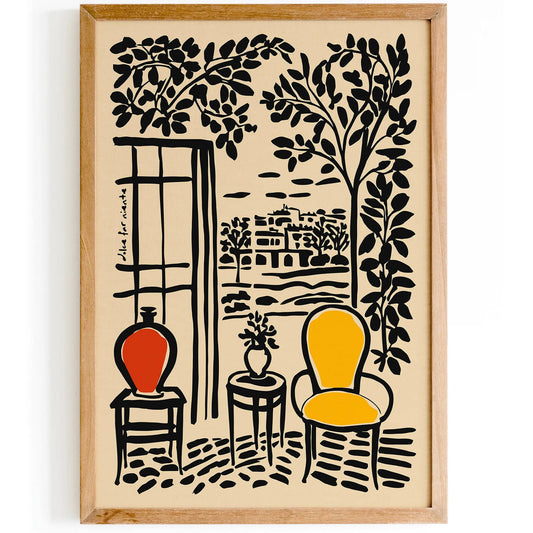 Dolce far Niente Italy Scenic Poster