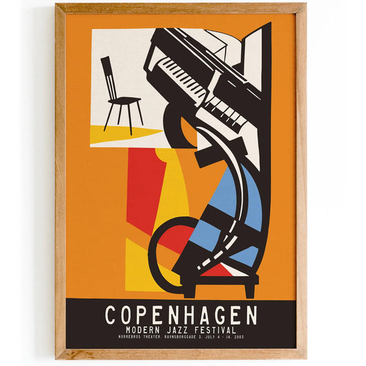 Copenhagen Modern Jazz Festival Poster - HypeSheriff