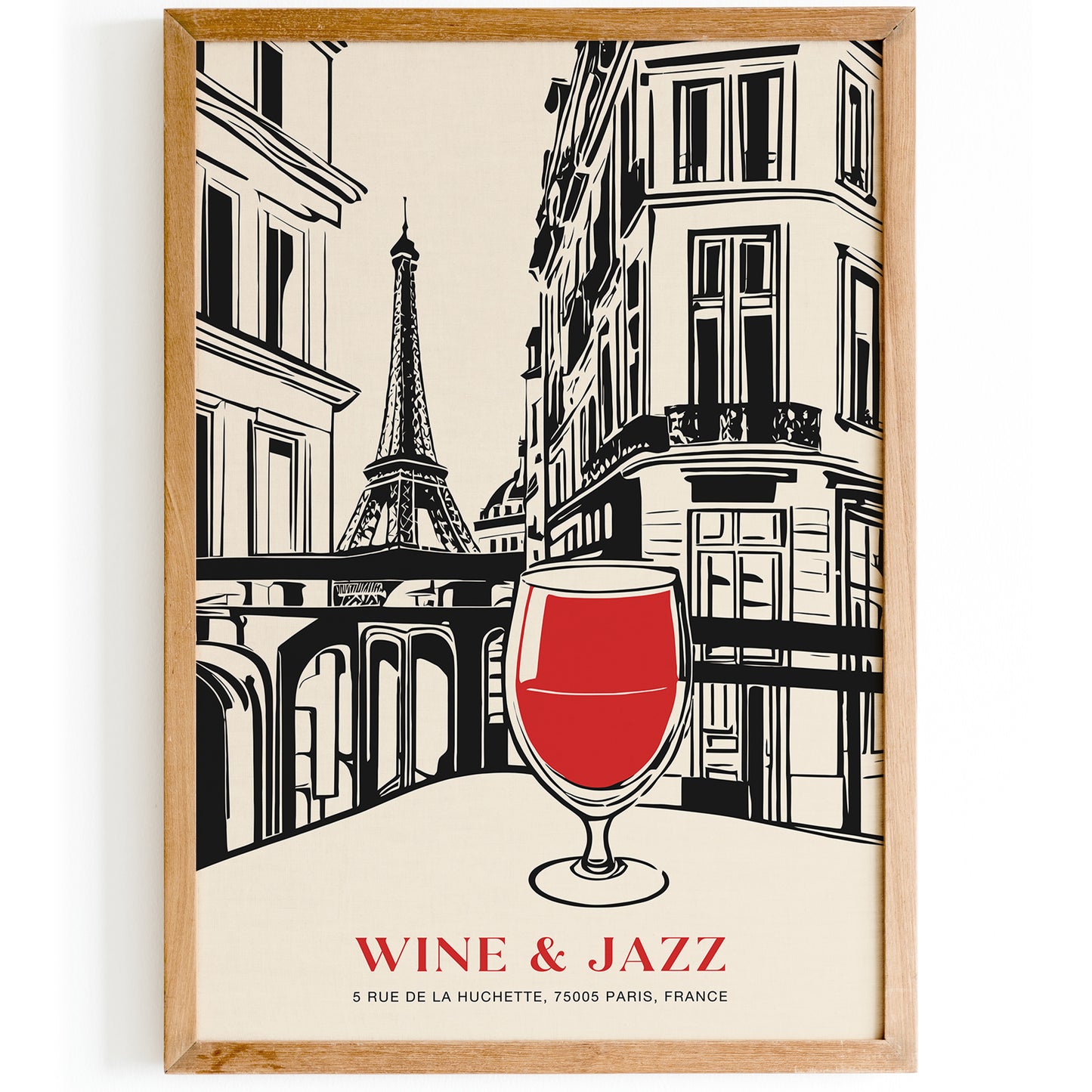 Wine & Jazz Festival in Paris Wall Art