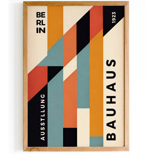 Retro Colors Bauhaus Poster