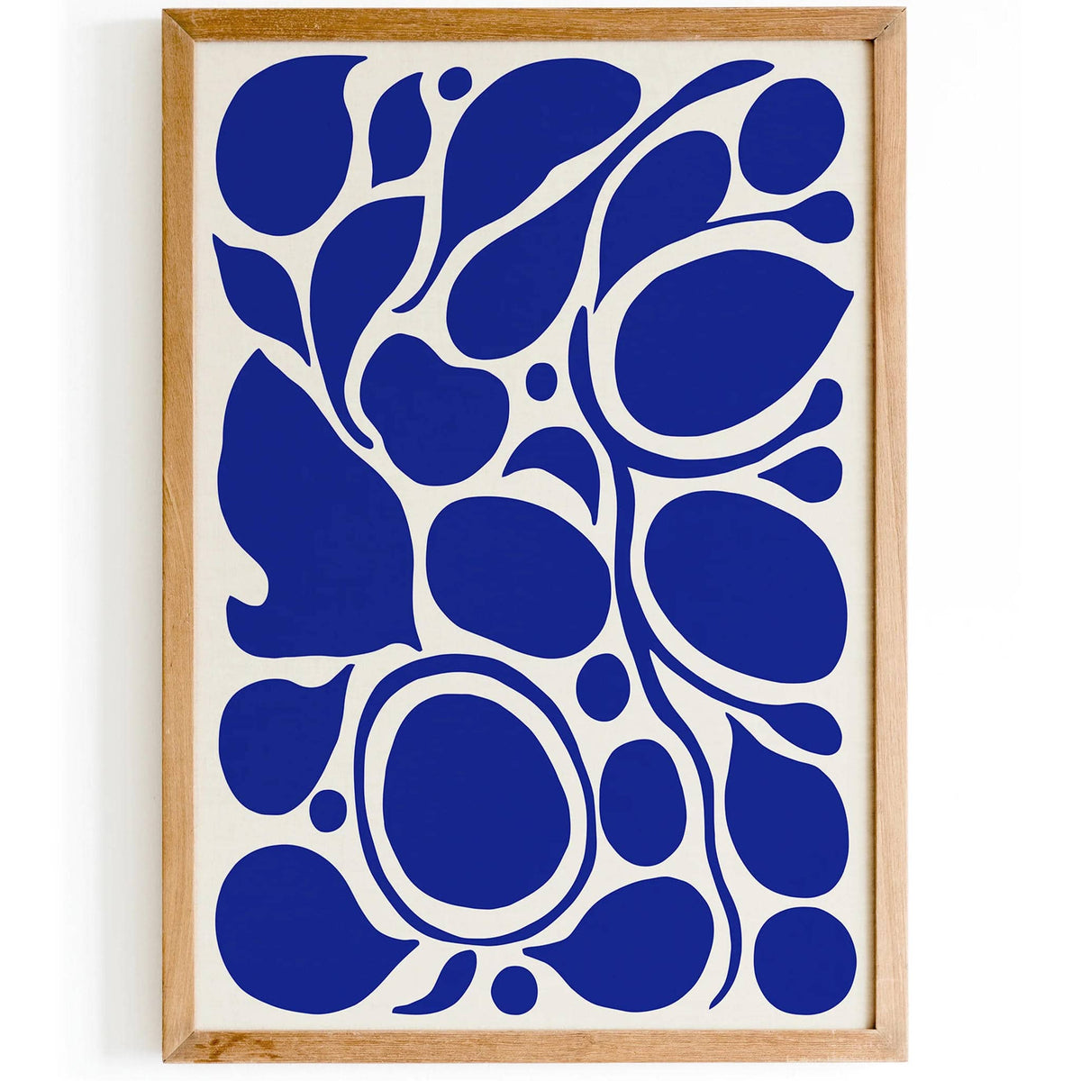 Abstract Natural Print Blue Abstract Nature Art Print 2025 – HypeSheriff