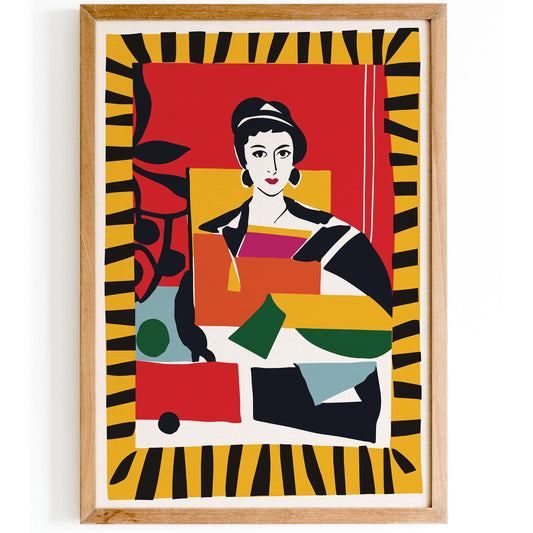 Colorful Geometric Figure Wall Art Print