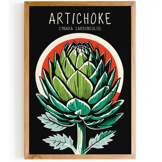 Linocut Artichoke Kitchen Design