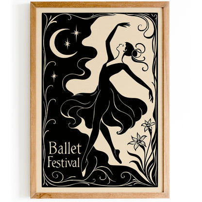 Vintage Ballet Festival Poster