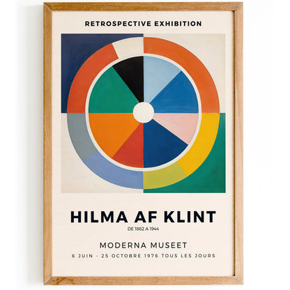 Inspired by Hilma af Klint Modern Exhibition Poster