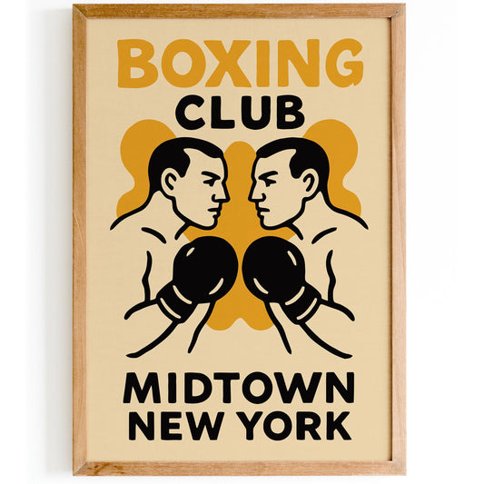 Boxing Club NYC Poster