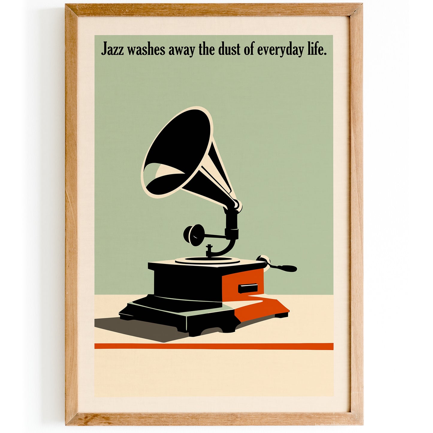 Jazz Quote Retro Poster