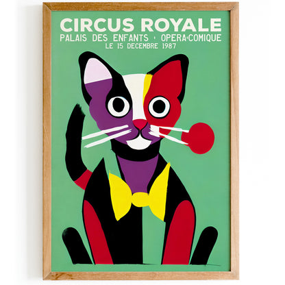 French Circus Royale Vintage Poster