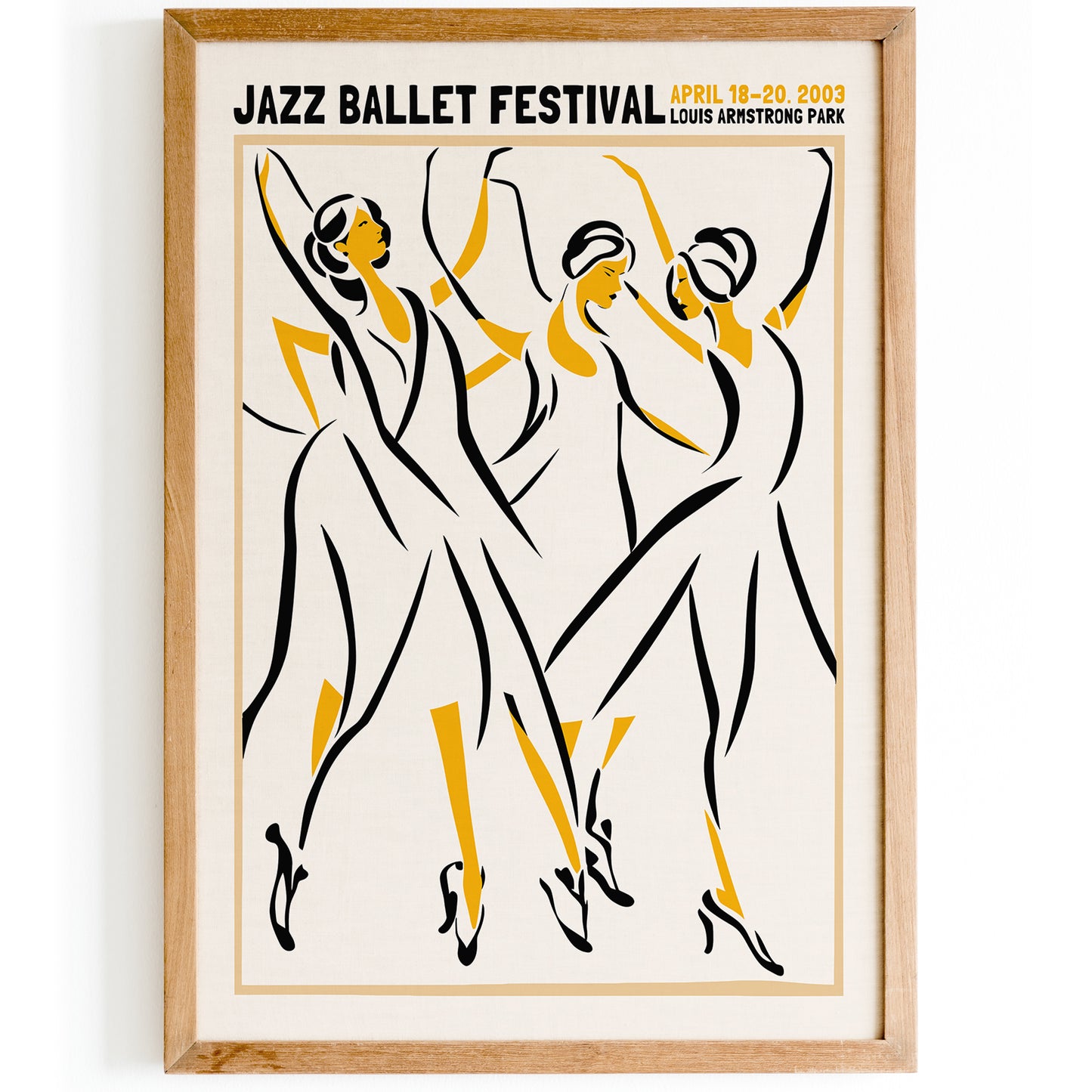 Jazz Ballet Festival 2003 Ballerinas Poster