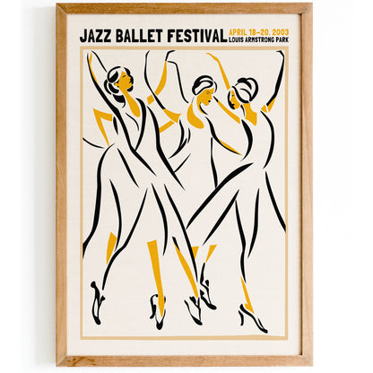 Jazz Ballet Festival 2003 Ballerinas Poster