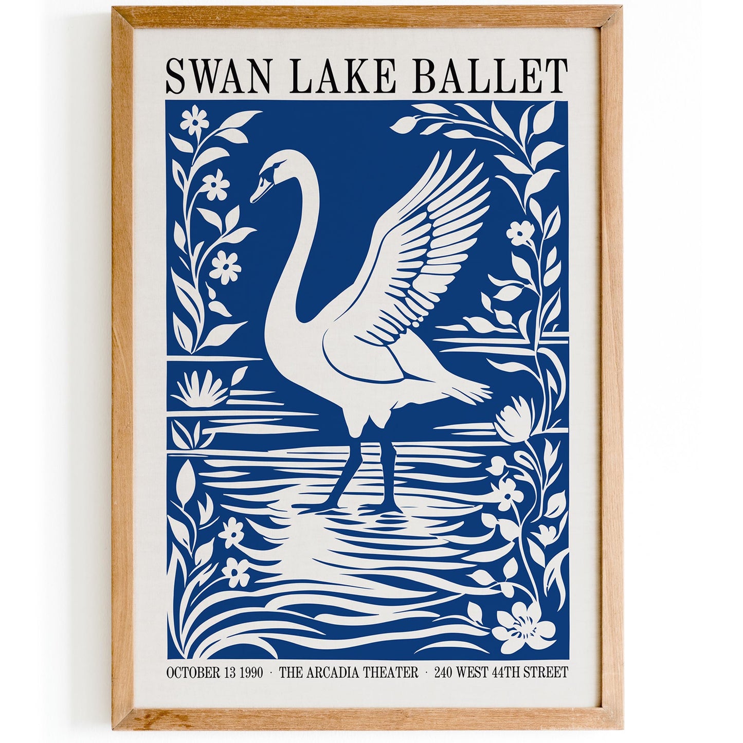 Swan Lake Ballet Poster Print