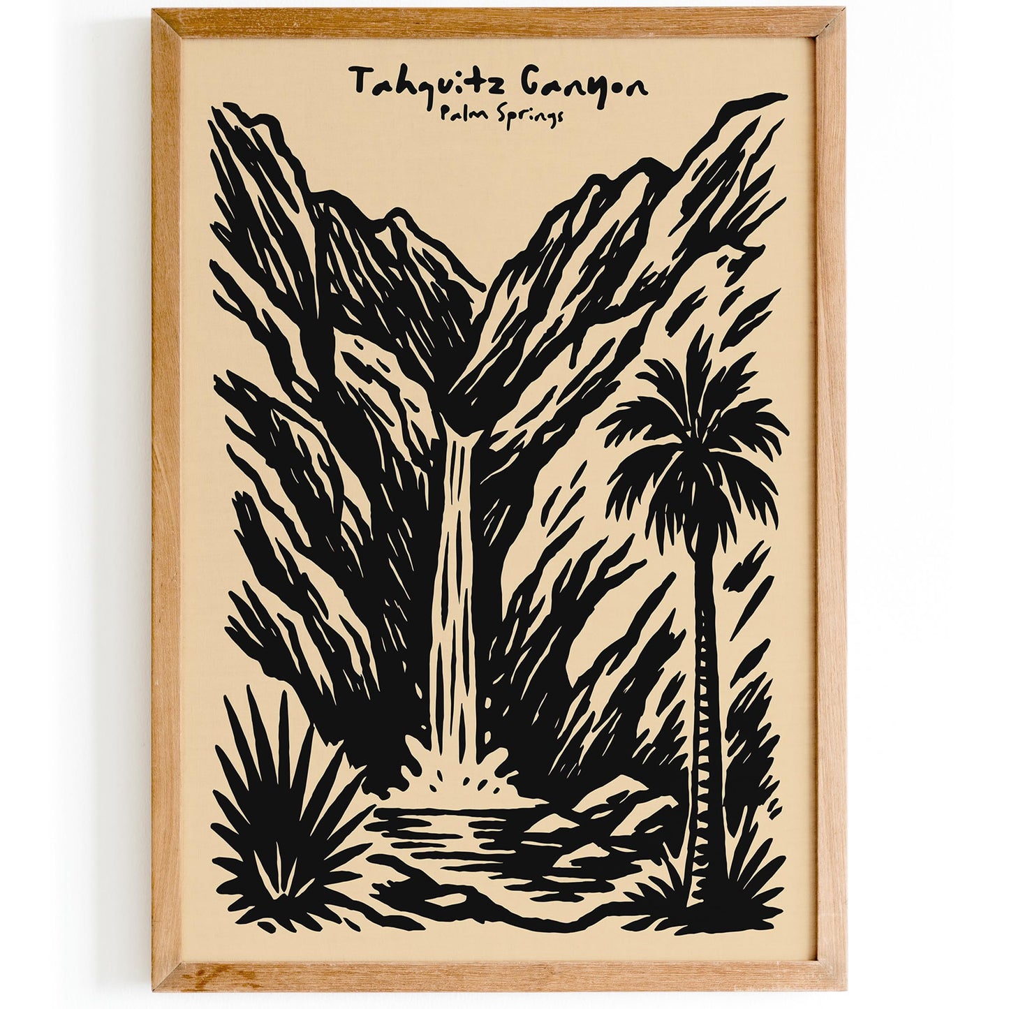Tahquitz Canyon Poster - Palm Springs Wall Art