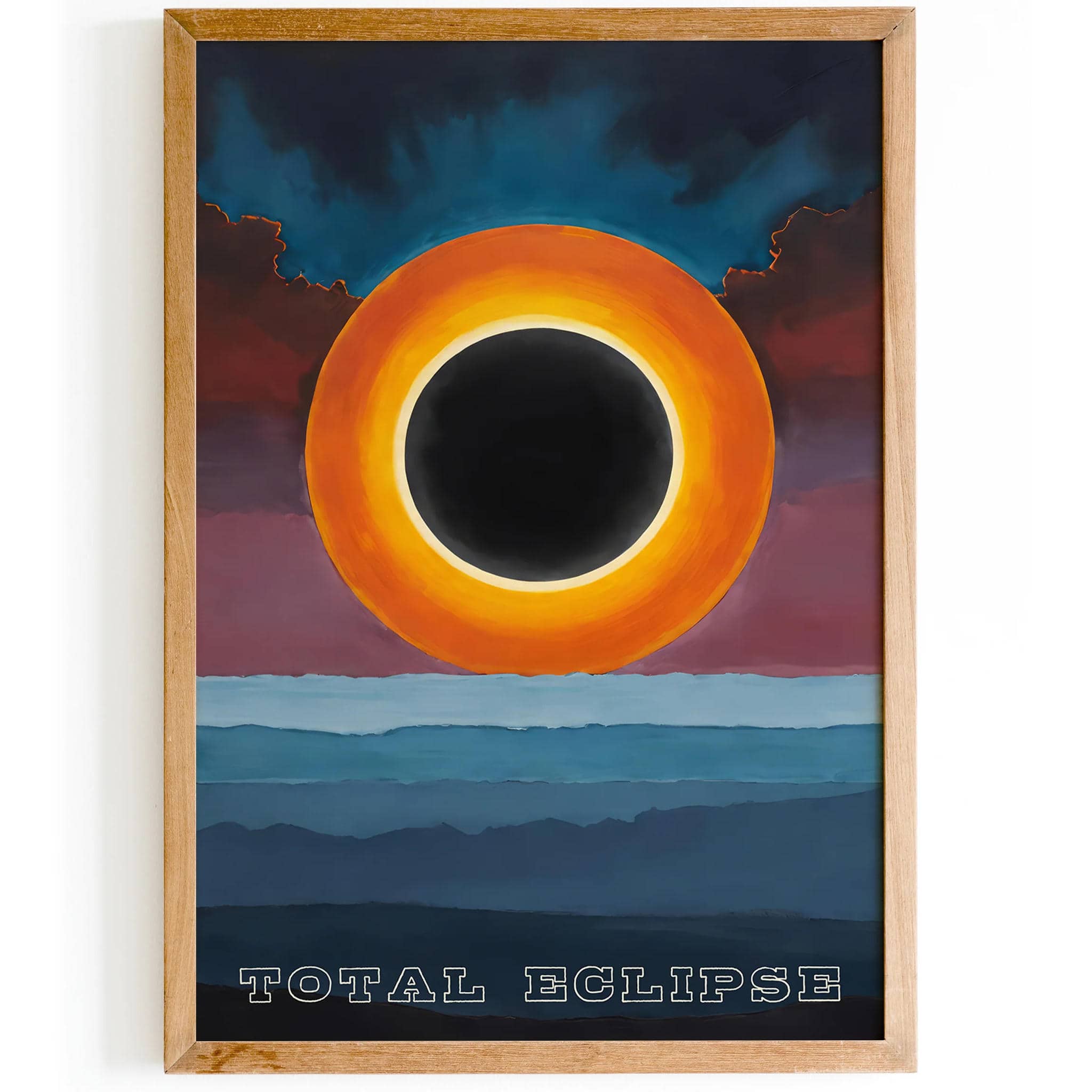Total Eclipse Poster - Space Art Print – HypeSheriff