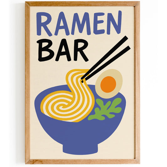 Ramen Bar Japanese Food Art Print