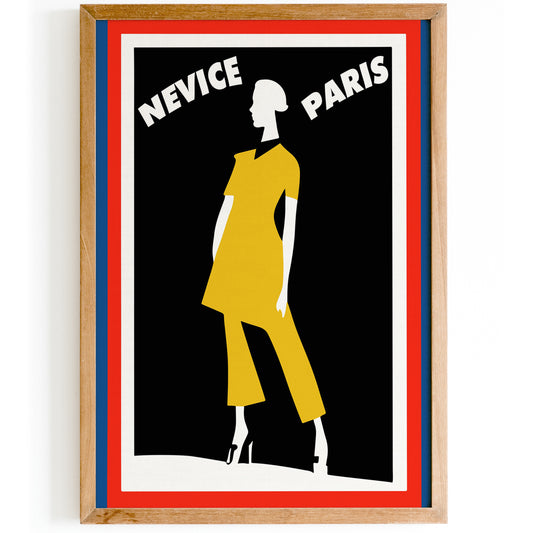 Nevice Paris Fashion Poster