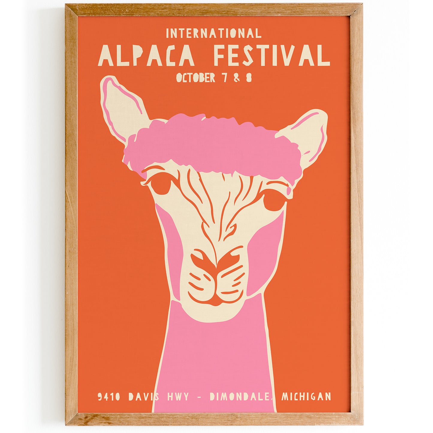 Alpaca Festival Michigan Poster